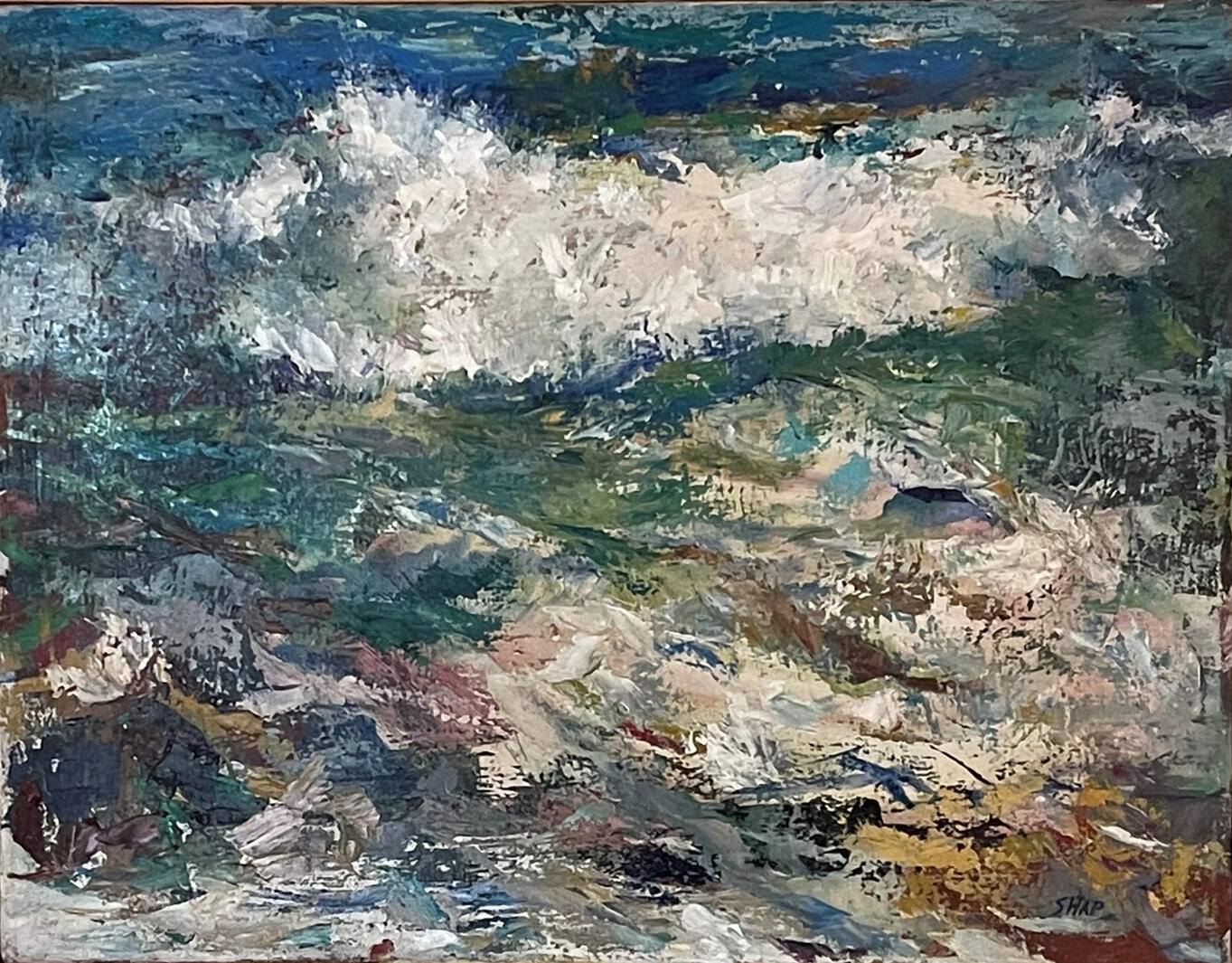 Pacific Ocean, 18x14&quot;