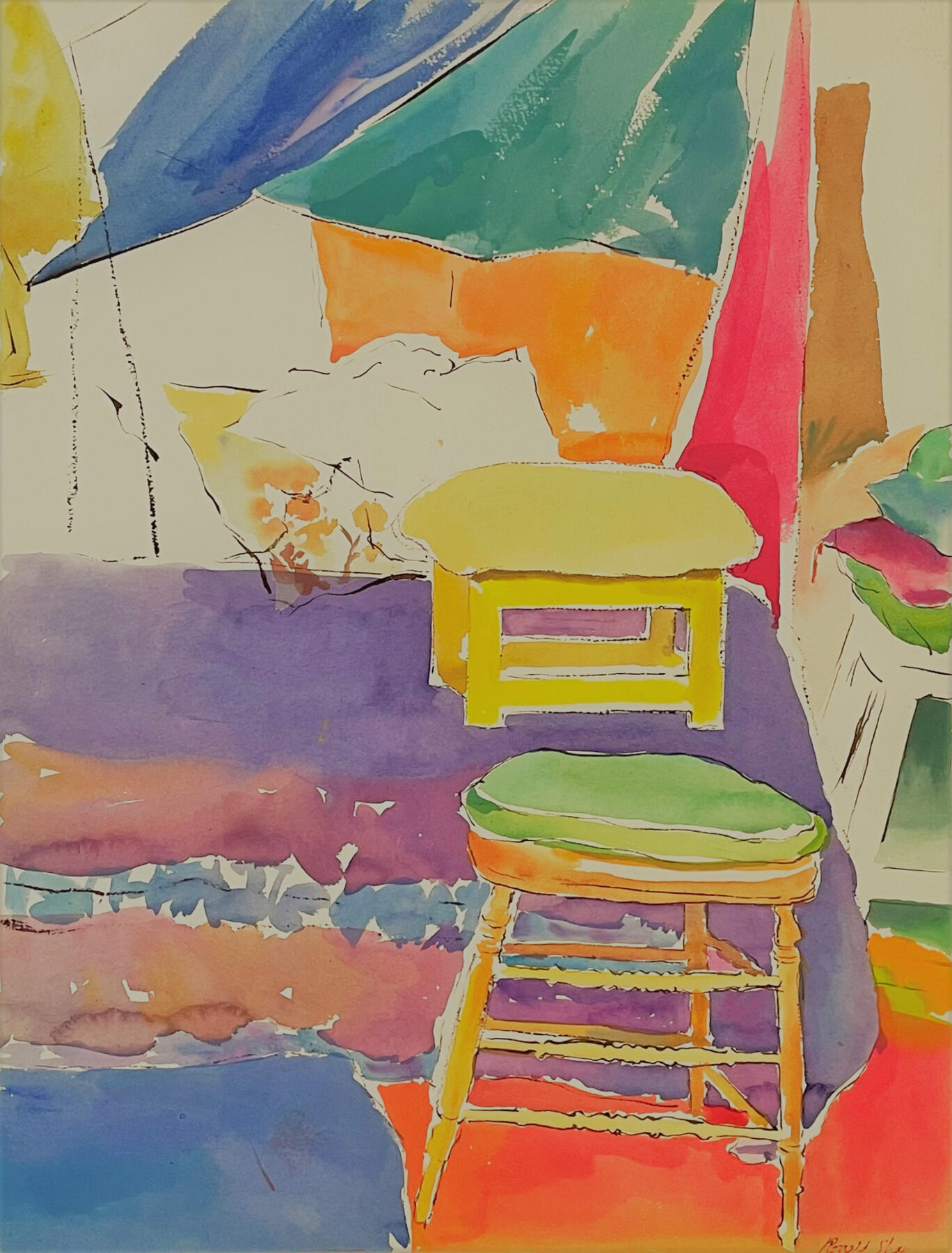 Yellow Chair, 18x24*