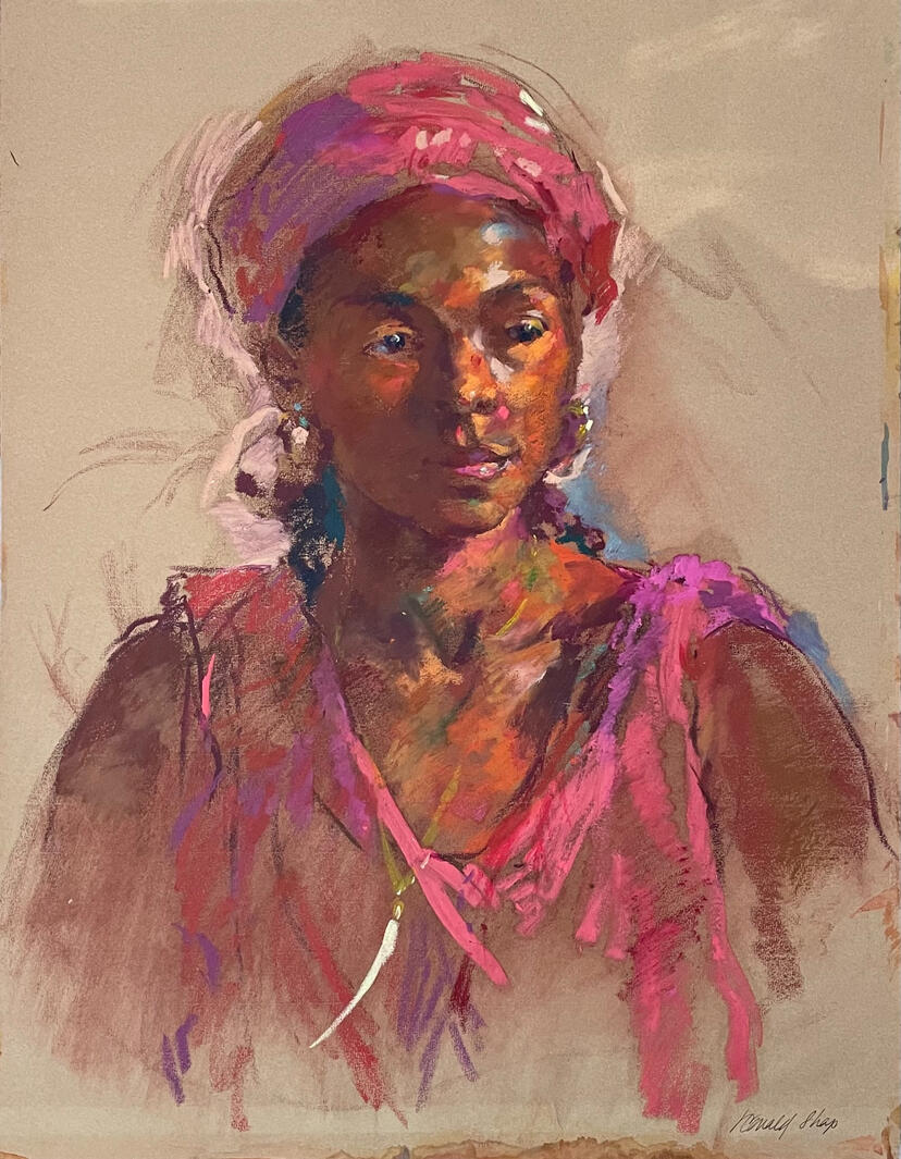 Lydia, 19x24.5"